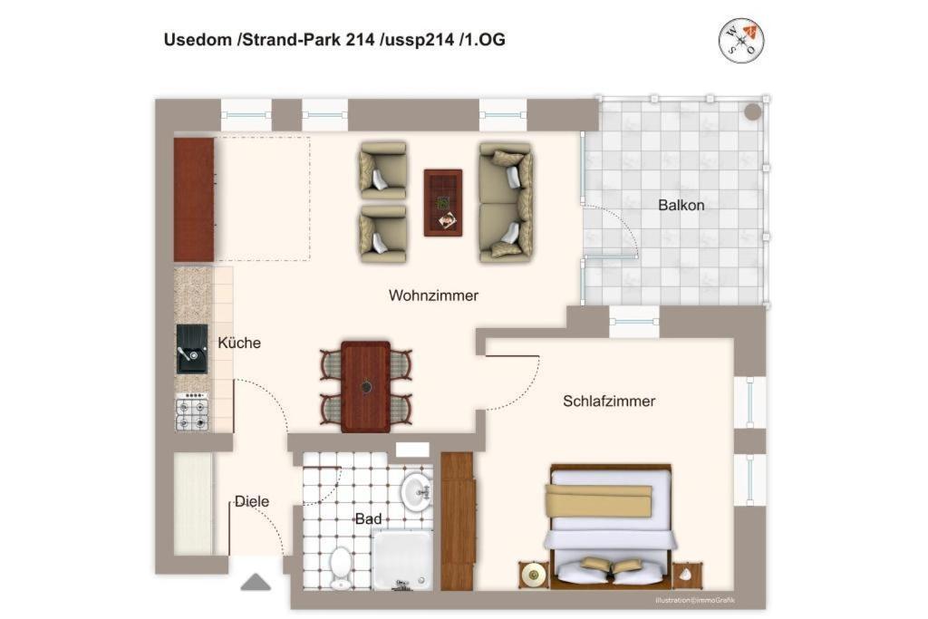 Strand-Park Strand-Park 214 Apartment เฮริงสดอร์ฟ ภายนอก รูปภาพ